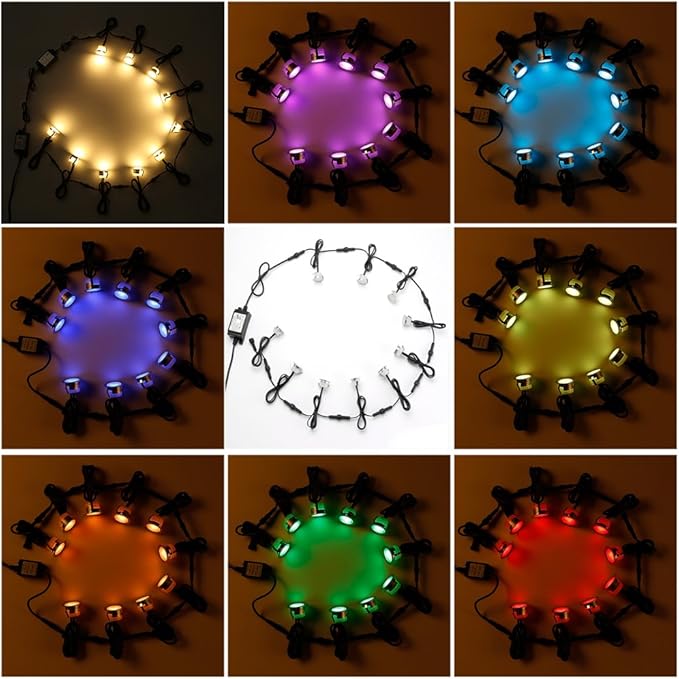 FVTLED Low Voltage Recessed RGBW Deck Light, 50pcs Φ1.22 RGB & Warm White Stainless Steel Waterproof Outdoor Step | Lumora