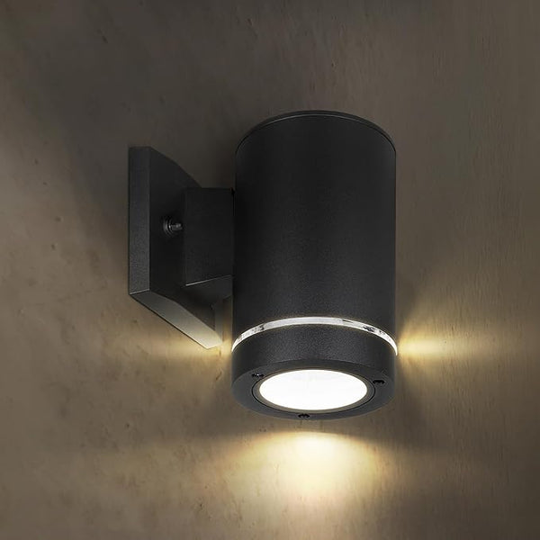 ASD 1 Light Outdoor Wall Light Fixture | 60W E26 Bulb Socket 120V ETL Cylinder Up Down Lights | | Lumora