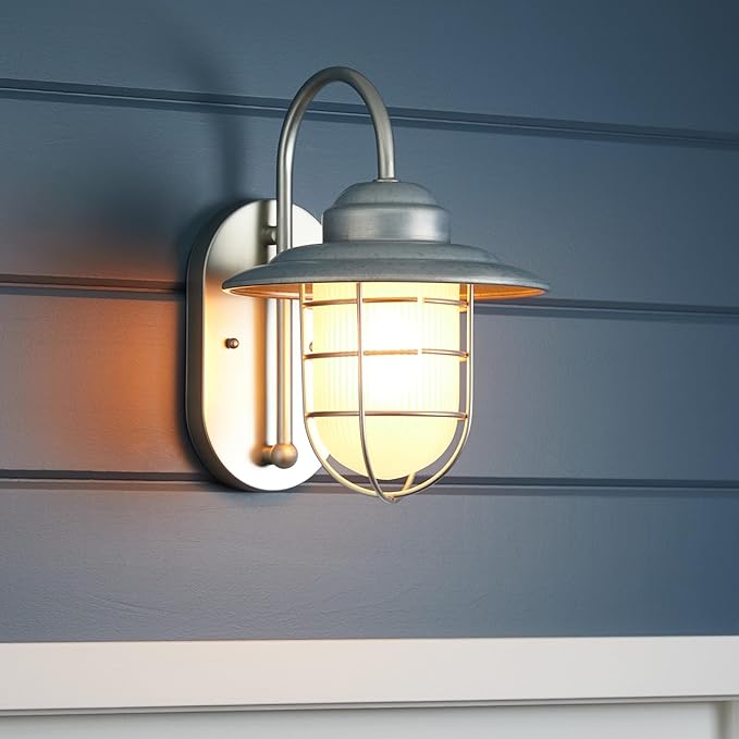 Millennium 5390-GA Transitional One Light Wall Bracket from R Series Collection in Pwt, Nckl, B/S, Slvr. Finish | Lumora