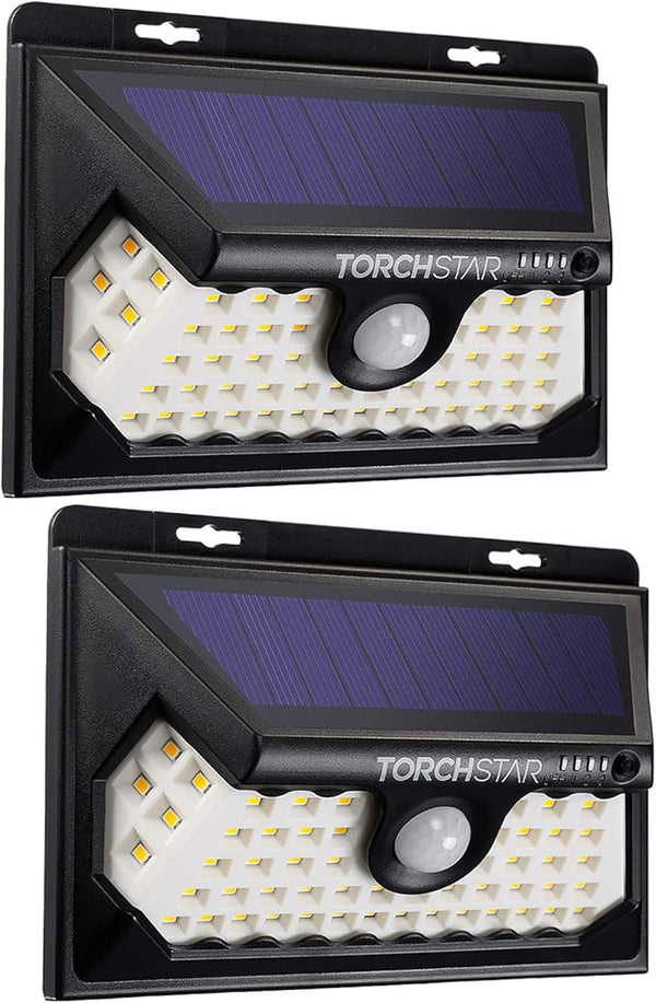 TORCHSTAR 58 LED Solar Security Light, Dusk to Dawn Cordless Motion Sensor Light, 4 Modes & 270° Beam Angle, IP65 | Lumora