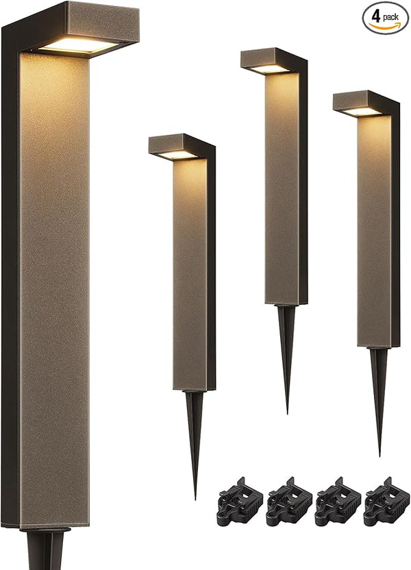 EDISHINE Low Voltage Pathway Lights Wired, 3000K 3.2W 50,000Hrs Waterproof LED Outdoor Landscape Lighting with | Lumora