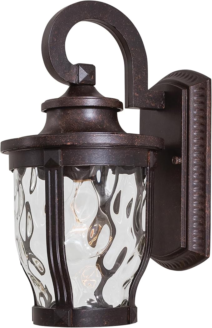 Minka Lavery 8761-166 1 Light Outdoor Wall Mount, Corona Bronze Finish