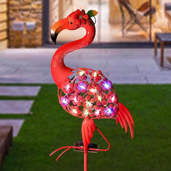 Garden Decor Solar Lights Flamingo Lawn Light, for Yard Outdoor Decorations Ground Inserted Outdoor Waterproof | Lumora