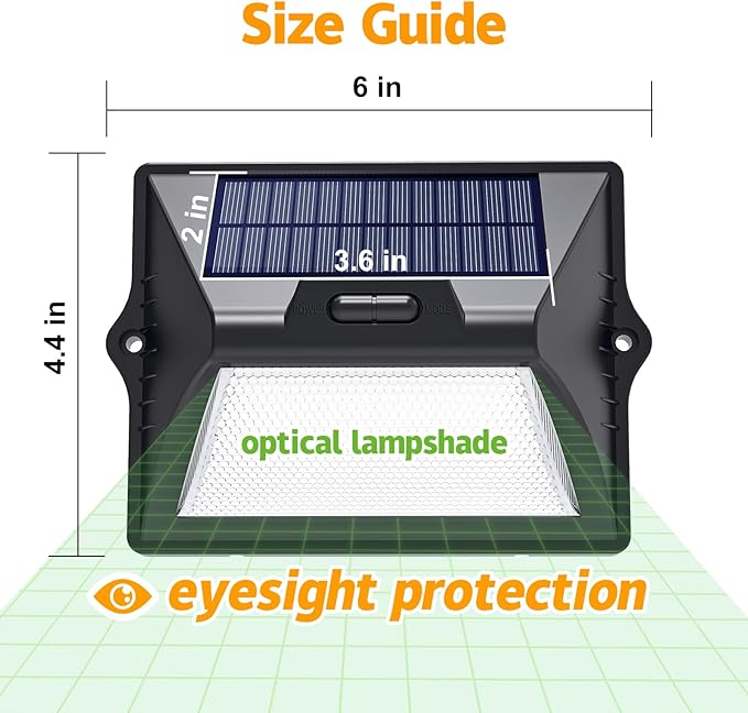 intelamp Solar Fence Lights Outdoor, 2 Packs 9 Colors & RGB Color Changing Deck Lights Waterproof, Solar Powered | Lumora