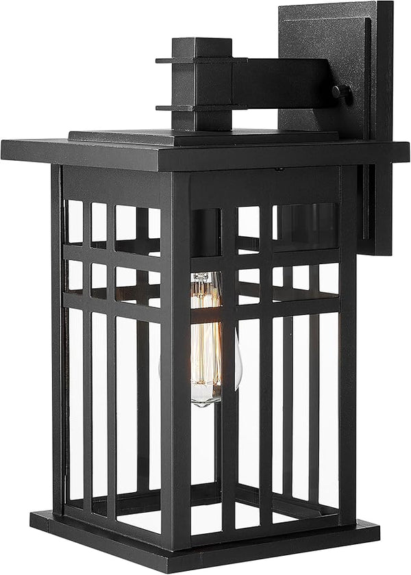 zeyu Farmhouse Outdoor Wall Light Fixture, 16 Inch Exterior Wall Sconce Lighting for Patio House, Die-Cast Aluminum | Lumora