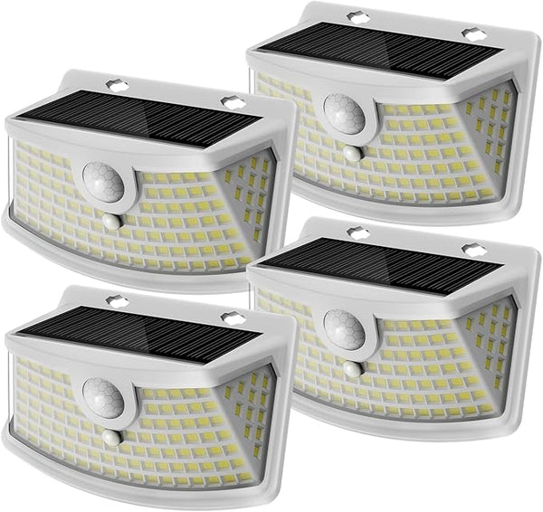 Aootek New Solar Motion Sensor Lights 120 LEDs with Lights Reflector,270° Wide Angle, IP65 - Outdoor Path Light | Lumora