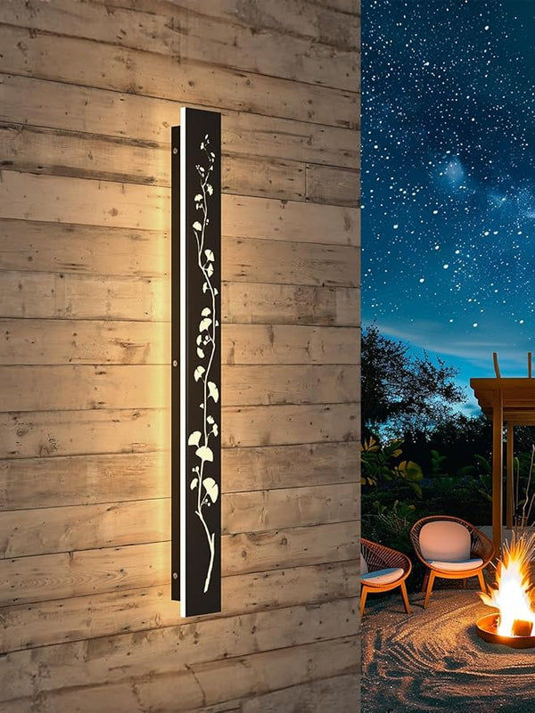 Modern Outdoor Wall Lights 31.5 inch LED Long Wall Sconce 3000K Exterior Light Fixture Porch Lights 32W Exterior | Lumora
