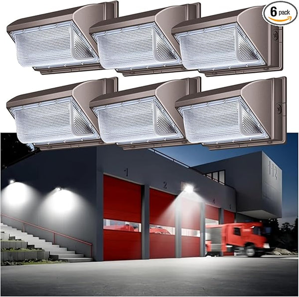 120W LED Wall Pack Outdoor, Super Bright Wallpack Lights, 5000K IP65 Waterproof Exterior Security Commercial Wall | Lumora