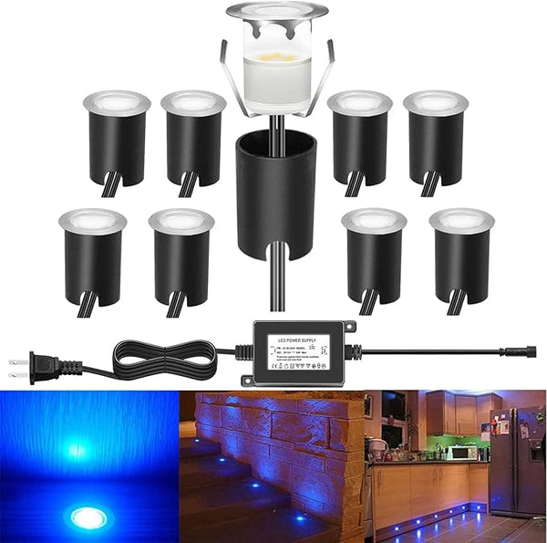 LED Recessed Deck Light Kits with Protecting Shell,LED Outdoor Landscape Lighting IP67 Waterproof,DC 12V Low | Lumora