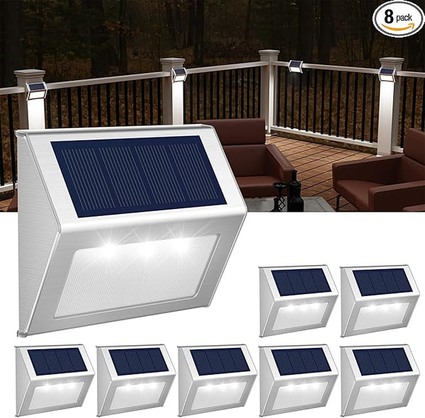 JSOT Solar Lights Outdoor for Deck,Waterproof Solar Garden Lights Decorative Outside Lamp for Walkway,Fence | Lumora