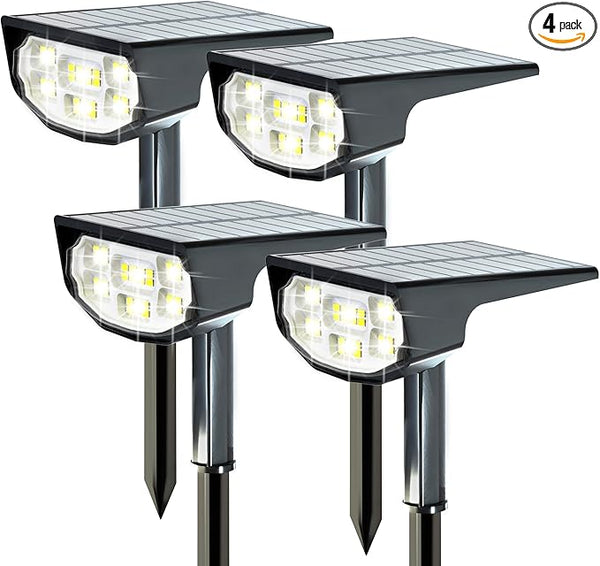 Solar Spot Lights Outdoor IP68 Waterproof, Ultra-Bright Performance,Simple Modes for Easier Operation, Auto | Lumora