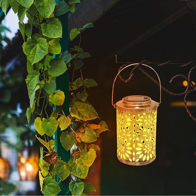 1pc Solar Claws Projection Lamp Hollowed Out Pattern Outdoor Light with Handle for Garden Solar Landscape Lantern | Lumora