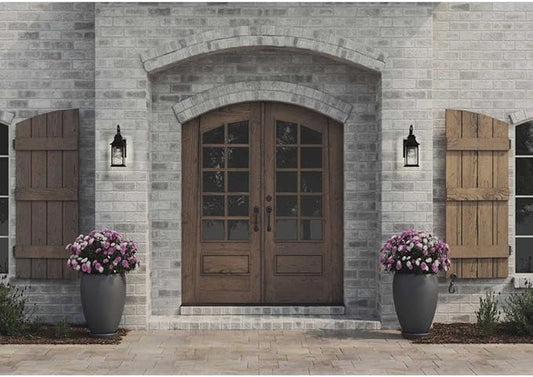 Progress Lighting Maison Collection 1-Light Water Seeded Glass Farmhouse Outdoor Small Wall Lantern Light Oil Rubbed Bronze