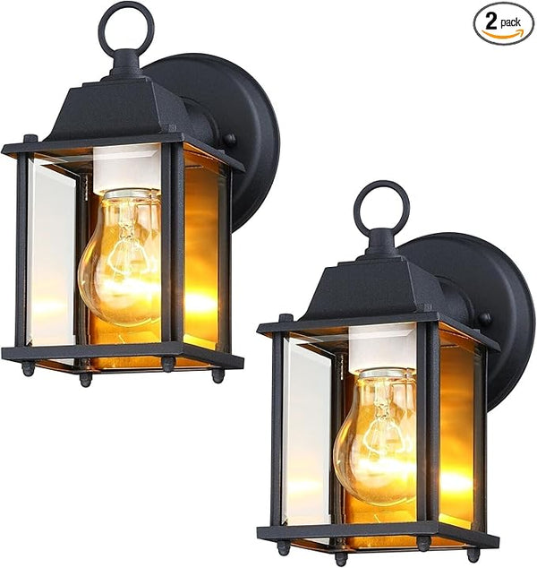 Designers Fountain Ivy Trail Outdoor Light Fixture Pack of 2, 8.25 Inch Exterior Wall Lantern Sconce Set for Front | Lumora