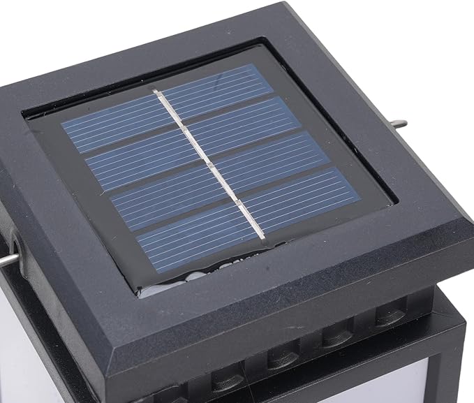 Solar Pathway Light, Warm LED, Hexagram Design, IP44 Weather-Resistant, Auto On/Off, 10-12 Hours Illumination