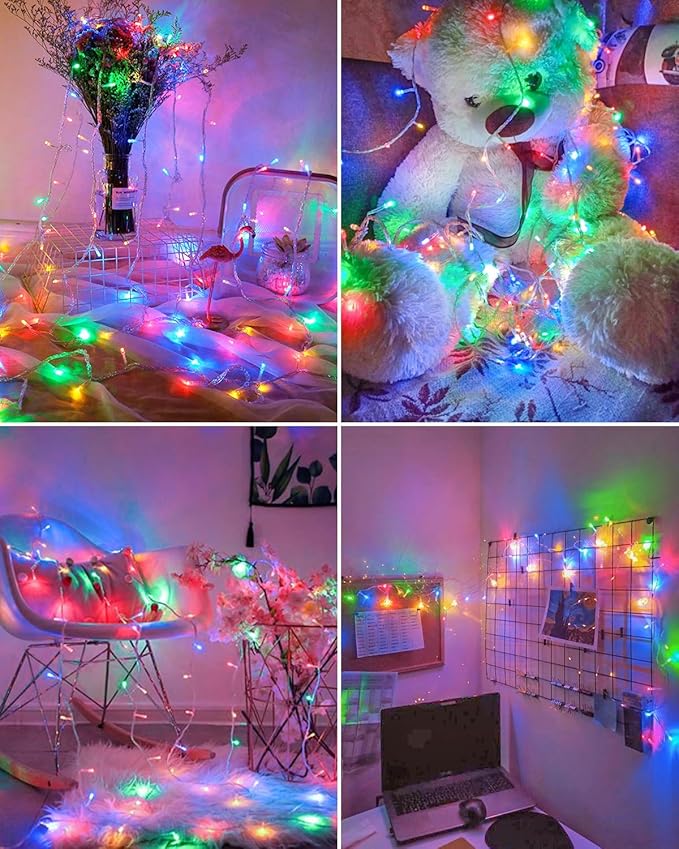 125 FT 380 LED Multicolor Christmas Lights, Extra Long Outdoor String Lights Waterproof, Timer & Memory, 8 Modes | Lumora