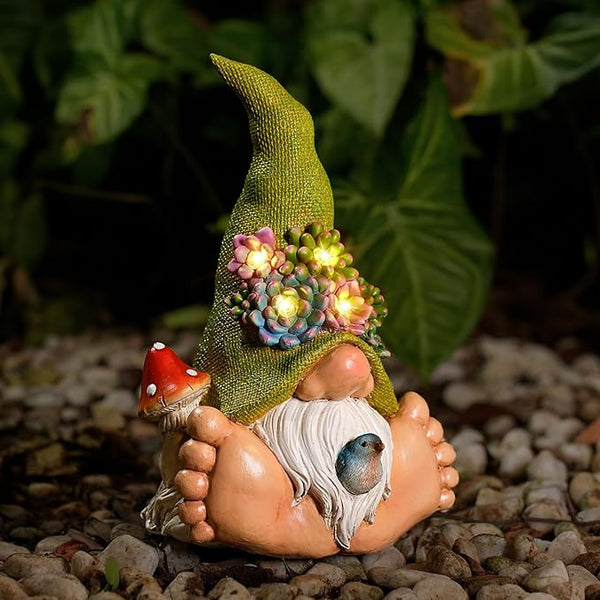 Solar Turtle Garden Statue with Bunny and LED Succulent Flowers – Outdoor Lawn Decor with Lights, Cute Animal Yard | Lumora