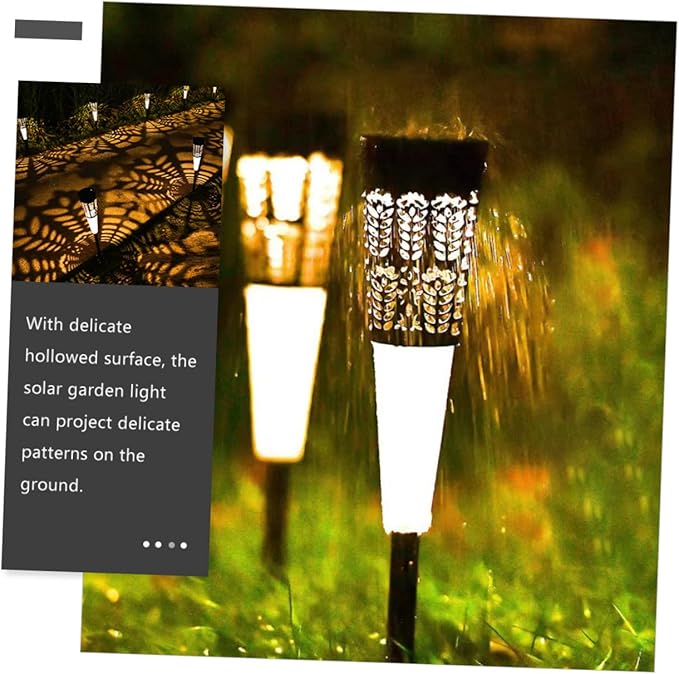 BESPORTBLE 6pcs Solar Garden Pathway Stake Light Outdoor Decorative Lamp Warm Lighting for Patio and Landscape | Lumora