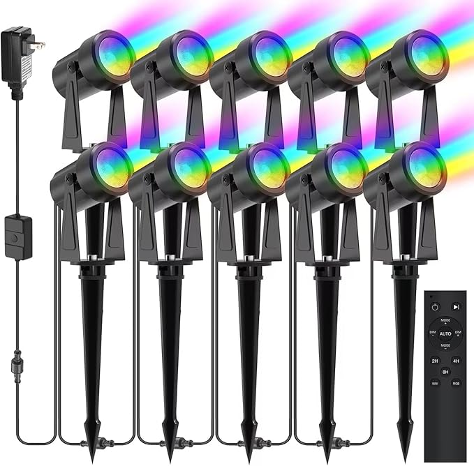 SUNTHIN The Replacement lamp Head for The RGBW Outdoor Landscape Spotlight is only Compatible Low-Voltage RGBW Landscape spotlights
