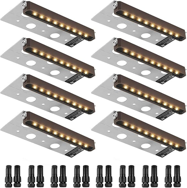 VEVOR LED Hardscape Lighting, 6.8 Inch Retaining Wall Lights, 3W 12V-24V AC/DC Low Voltage Paver Light, IP68 | Lumora