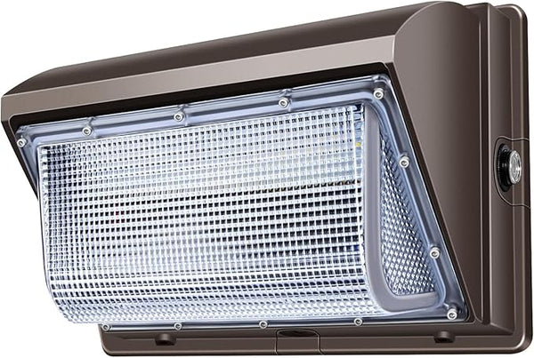ledmo LED Wall Pack Light Size Update Dusk to Dawn Lighting 120W Outdoor Security Flood Lighting 5000K Commercial | Lumora