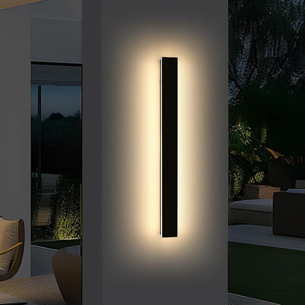 Mikeru 47.2in Outdoor Wall Light Fixtures, 3000k Exterior Wall Sconces, Acrylic Invisible Lighting for Porch | Lumora