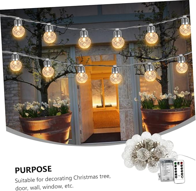 DOITOOL Pineapple String Light Led Fairy Light Bulbs Outdoor Indoor Decor for Weddings Festivals and Parties Brighten up Your Space Charming Pineapple Design