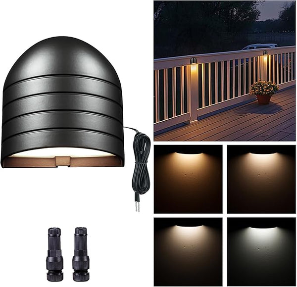 Low Voltage Deck Light - 12V LED Step Light Outdoor, 2700K/3000K/3500K/4000K/5000K Adjustable, IP65 Waterproof | Lumora