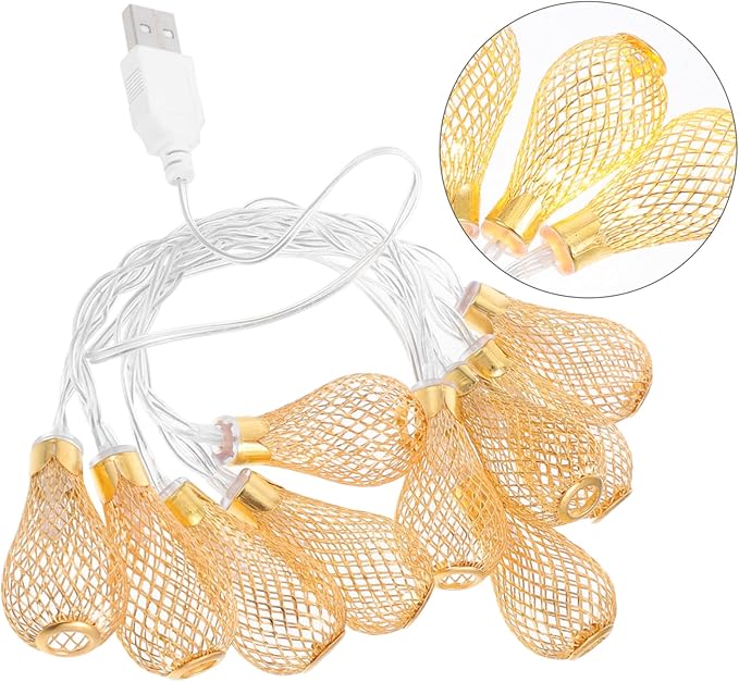 STOBAZA Wave Drop LED String Lights USB Indoor Outdoor Hanging Lights for Party Patio Holiday and Wedding Decor | Lumora