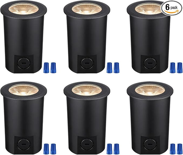LEONLITE 3W 5CCT Well Lights Landscape LED In Ground, 12-24V AC/DC Low Voltage, CRI90 IP67 Inground Well Lights | Lumora