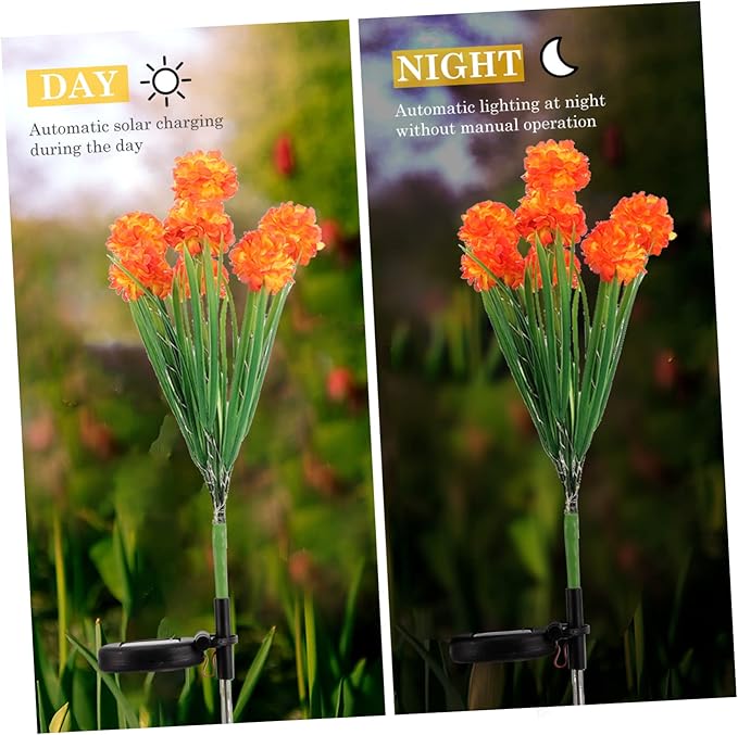 Solar Light Decorative Garden Landscape Lamp Led Flower Solar Pathway Light for Courtyards Parks and Gardens Auto at Night and Stylish Design