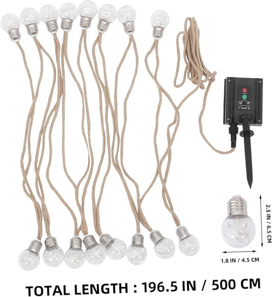 Solar Lights String Led Decorative Lights Outdoor String for Party Wedding Home Decor