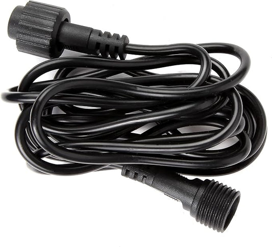 Bundle with The 6Ft Extension Cord, Commercial Grace Fitted for The Commercial Grade 27 Ft Waterproof Patio Lights with 12 Edison Globe Bulbs