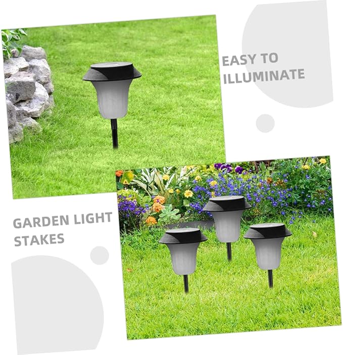 24pcs Solar Light Replacement Stakes Metal Ground Spikes for Outdoor Garden Pathway Lighting Easy to Install and Reusable Stakes for Landscape Patio Lamps