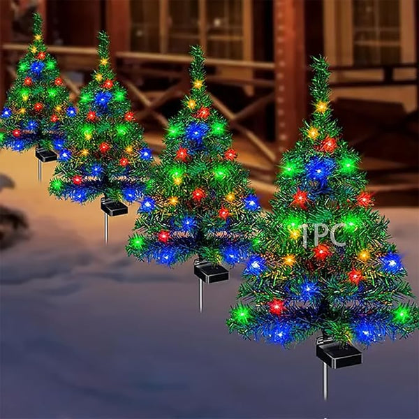 Solar Christmas Tree Lights Holiday Decorations, Outdoor Courtyards, Gardens, Lawns, Small Path Lights, Atmosphere | Lumora