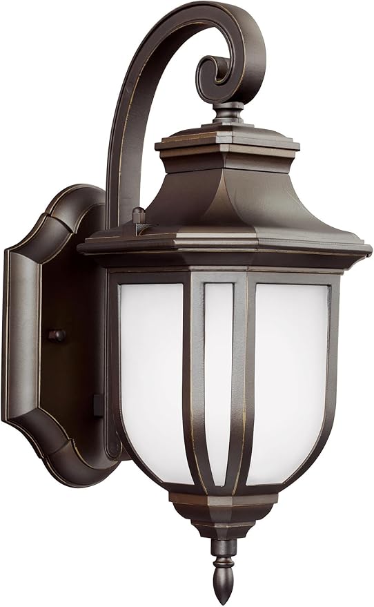 Generation Lighting 8536301EN3-71 Small One Light Outdoor Wall Lantern Antique Bronze