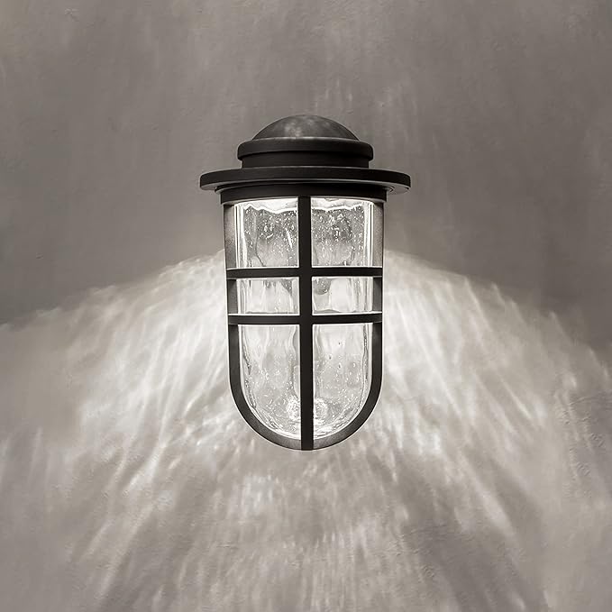 WAC Lighting dweLED, Steampunk 9in LED Indoor and Outdoor Wall Light 3000K in Bronze