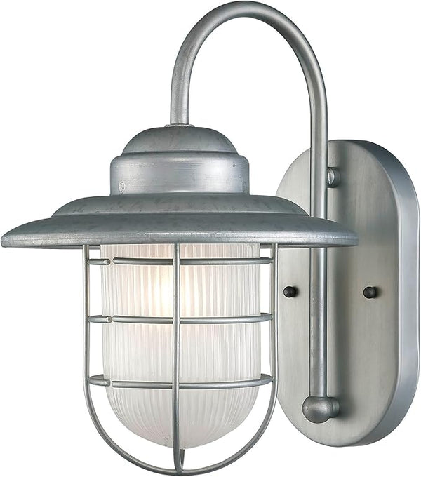Millennium 5390-GA Transitional One Light Wall Bracket from R Series Collection in Pwt, Nckl, B/S, Slvr. Finish | Lumora