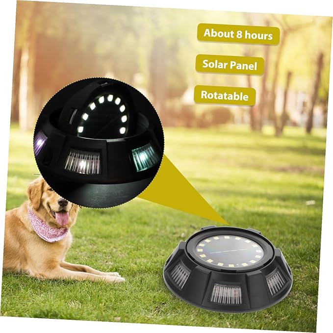 4Pcs Solar Ground Lights Outdoor In-ground Landscape Pathway Walkway Lighting for Garden Patio Backyard Lawn Side | Lumora