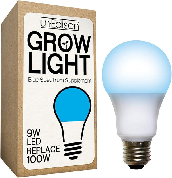 Grow Light A19 9W LED Blue Spectrum Hi-Growth Supplement | Lumora