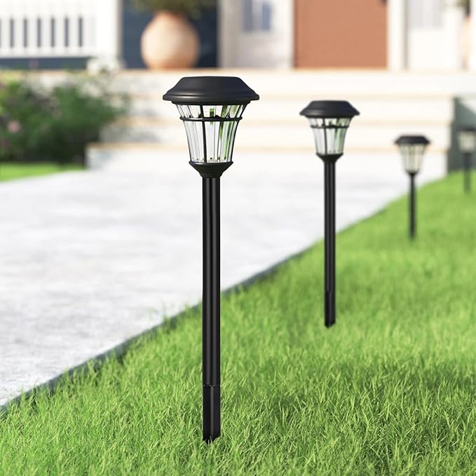 Uonlytech 8 Sets Pathway Extension Garden Solar Plastic Ground Outdoor Landscaping Spike Spikes Connectors Part for | Lumora