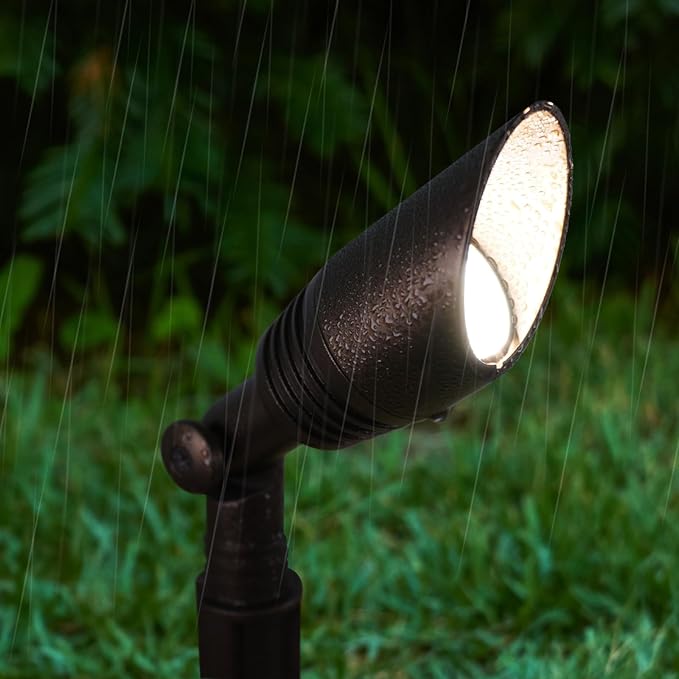 GKOLED 6 Pack Low Voltage Landscape Spot Light, 12V LED Outdoor Spotlight, Mini Size Waterproof Directional Up | Lumora