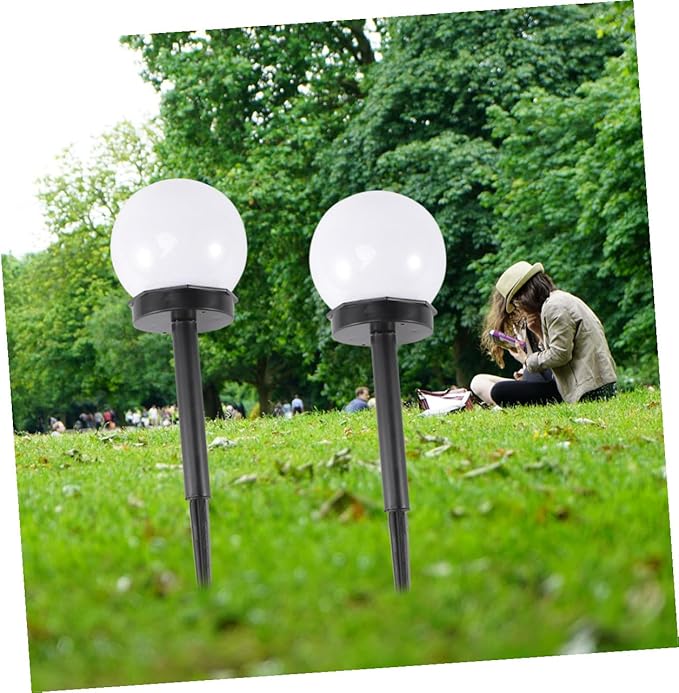 Ciieeo 8pcs Solar Lawn Lights Outdoor Garden Path Lights Waterproof Solar Powered Ground Landscape Lighting for Yard and Patio