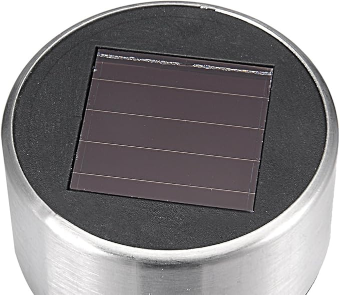 12 Pack Solar Ground Lights Pathway Landscape Light Stainless Steel Silver Tone (id: 29d 45a 7de 8e0 528 | Lumora