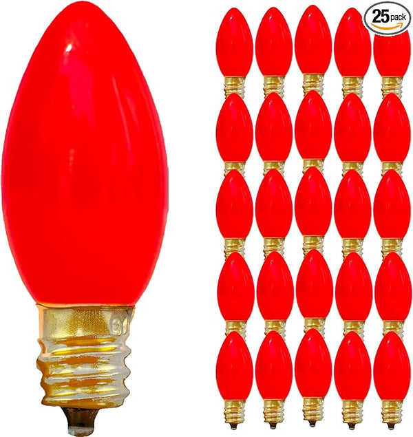 EST. LEE DISPLAY L D 1902 Indoor & Outdoor String Light C9 Ceramic Christmas Steady Replacement Bulbs E17 Socket | Lumora