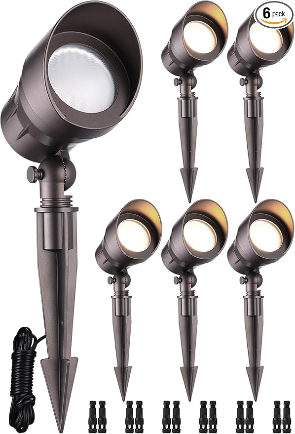 LEONLITE Low Voltage LED Landscape Spotlight, 5W 12V Pathway Lights Outdoor, CRI90, Aluminum Spot Lights for | Lumora