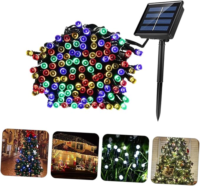 balacoo 2sets Solar Led String Lights Outdoor Garden Decor Led Solar Lights Auto Off Weatherproof | Lumora