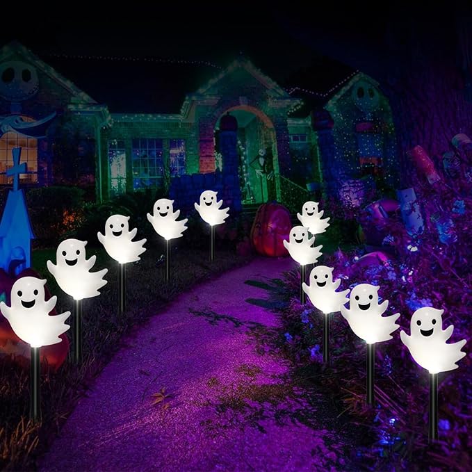 Solar Christmas Pathway Lights (Cool White)
