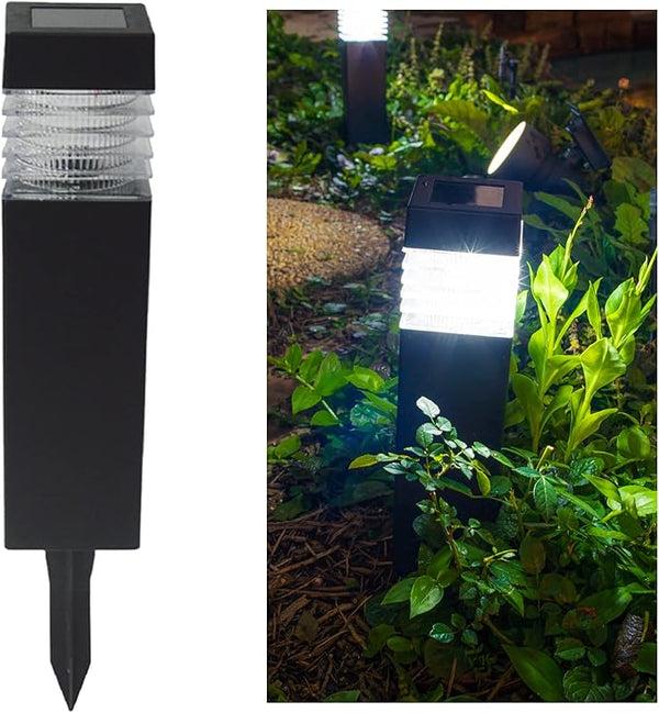 Crosslight Solar Powered Pathway Lights (6 Pack) - Column Outdoor LED Lights, Waterproof for Garden, Yard, Patio | Lumora