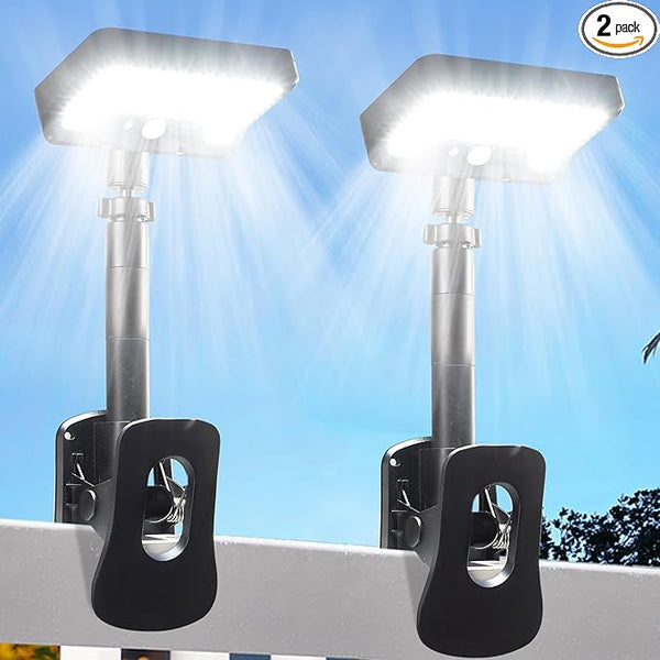 Clip On Solar Lights Outdoor, Motion Sensor Outdoor Lights, 92 LEDs 600LM Solar Fence Lights Outdoor | Lumora